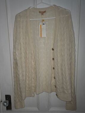 Kier + J 100% Cashmere Cardigan